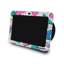 Peau brillante de paillettes compatible avec Amazon Echo Show 8 (3e g n ration 2023) - Awesome 80s - Premium 3M Vinyl Protective Wrap Decal Cover