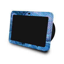 Cutan en fibre de carbone compatible avec Amazon Echo Show 8 (3e gnration 2023) - Typhoon - Premium 3M Vinyl Protective Wrap Decal Cover - Fac