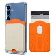 Spigen Nano Pop magnetischer Brieftaschen-Kartenhalter (MagFit), entworfen nur fr Galaxy S25 Plus Ultra Edge und S24-Serie, magnetische Hlle und iP