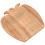 Cesta plegable de frutas de bambú 30272cm Madera 650g 8