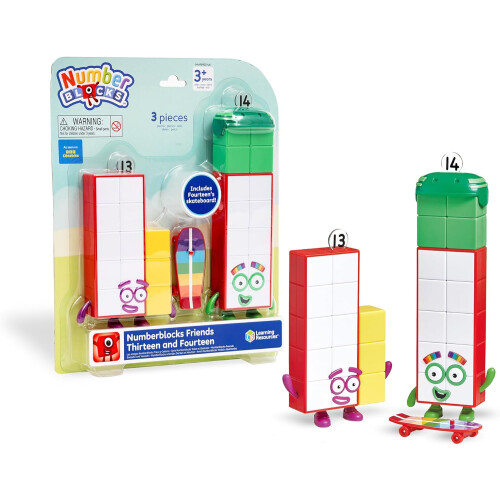 Learning Resources Learning Resources Numberblocks Thirteen and Fourteen Character Set,