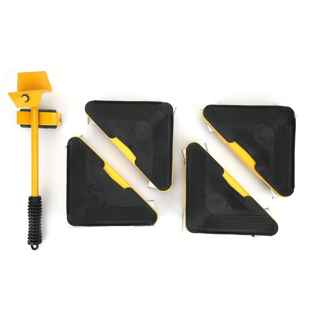 5pcs Removable Portable Heavy Furniture Mover Tool Universal Wheel Transport Shifter