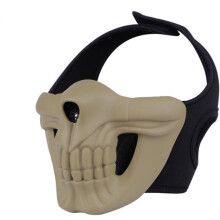 Military Tactical Airsoft Paintball Skull Mask Lower Half Face Cs Wargame Field Hunting Protection