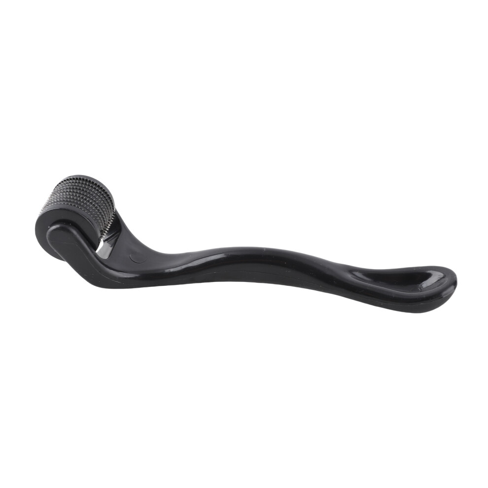 Black Titanium Microneedle Hair Growth Roller 135Mm Safe & Painless