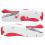 Portable Handheld Sewing Machine Mini Double Needle DIY Red, 24.5x7cm 1