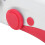 Portable Handheld Sewing Machine Mini Double Needle DIY Red, 24.5x7cm 7