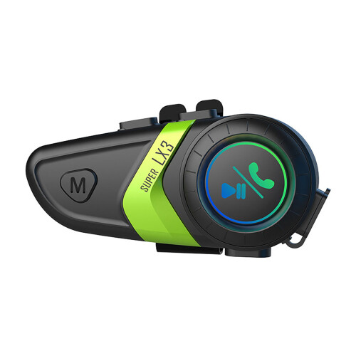 BT5.0 Motorcycle Helmet Headset 1200mAh Waterproof Wireless Intercom 1