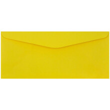 Carta jam #9 buste colorate aziendali - 3 7/8 x 8 7/8 - Giallo riciclato - 50/pacchetto