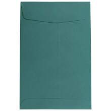 JAM PAPER 6 x 9 Open End Catalog Premium -kirjekuoret - sinivihreä - 50 / pakkaus