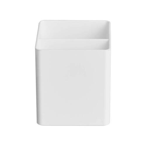 Amazon Amazon Basics Plastic Desk Organizer - Pen Cup Holds Pens/Pencils  White 1