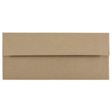 Jam Paper #10 Business Premium buste - 4 1/8 x 9 1/2 - sacchetto di carta marrone kraft - 100/pacchetto