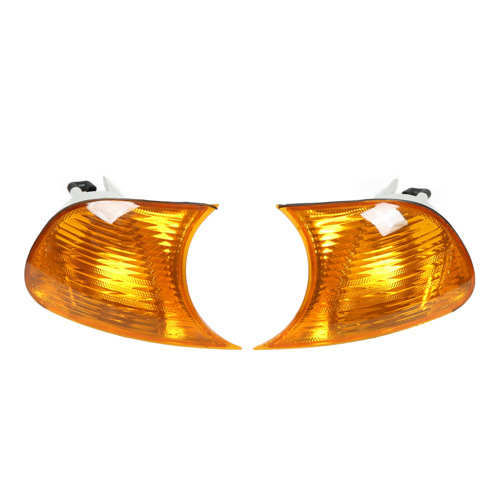 Car Front Corner Lights Left Right Clear Lens for 3 Series E46 1998-2001-image-OPC-PJ6CXD9-NEW