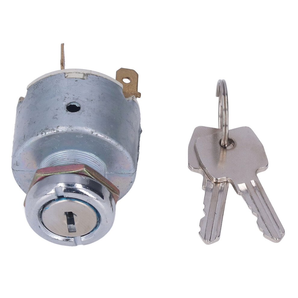 Universal 3 Terminal 3 Position Ignition Switch With 2 Keys Dc 12V 5001329342531