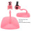 Support porte-vernis en ABS rose - Mains libres 7