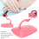 Support porte-vernis en ABS rose - Mains libres 5
