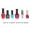 Support porte-vernis en ABS rose - Mains libres 9