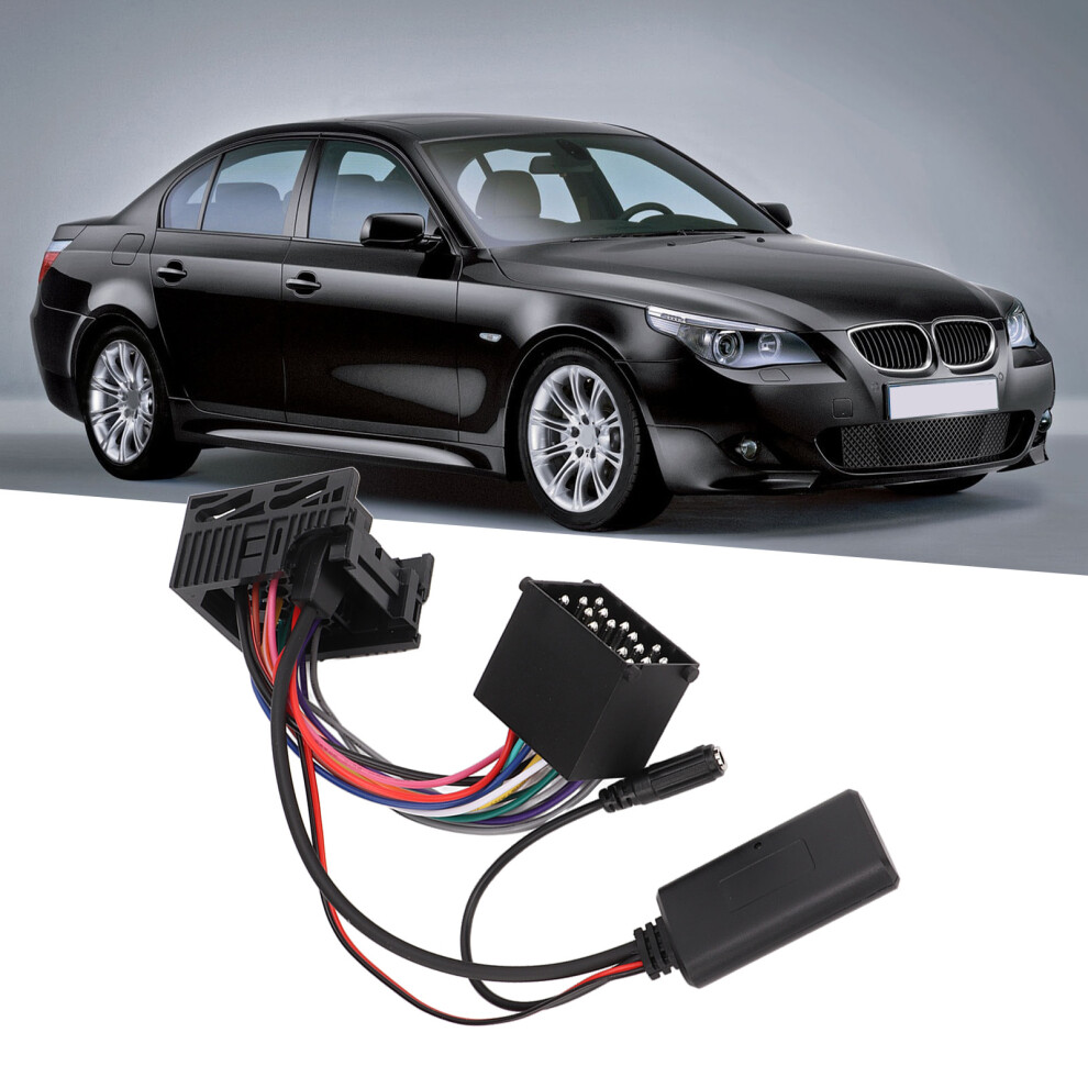 Wireless Bluetooth Aux Cable For E46 2002-2006, Microphone Black 7891329346800
