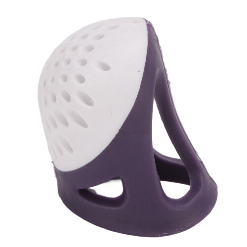 Purple Silicone Thimble for Sewing Quilting – Breathable, 2x2.5cm 1