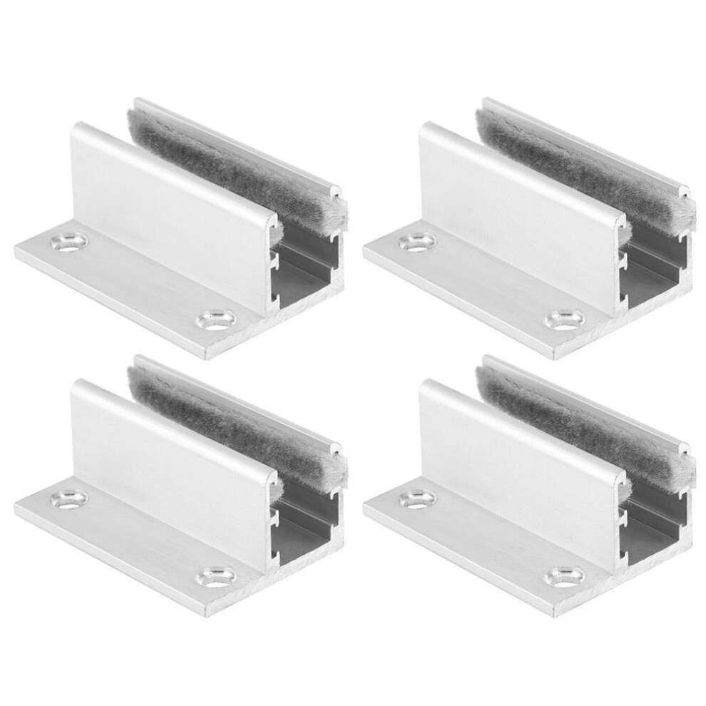 4pcs Door Floor Roller Guide Swing Stopper Positioner Adjustable Wheel For Automatic Induction Door