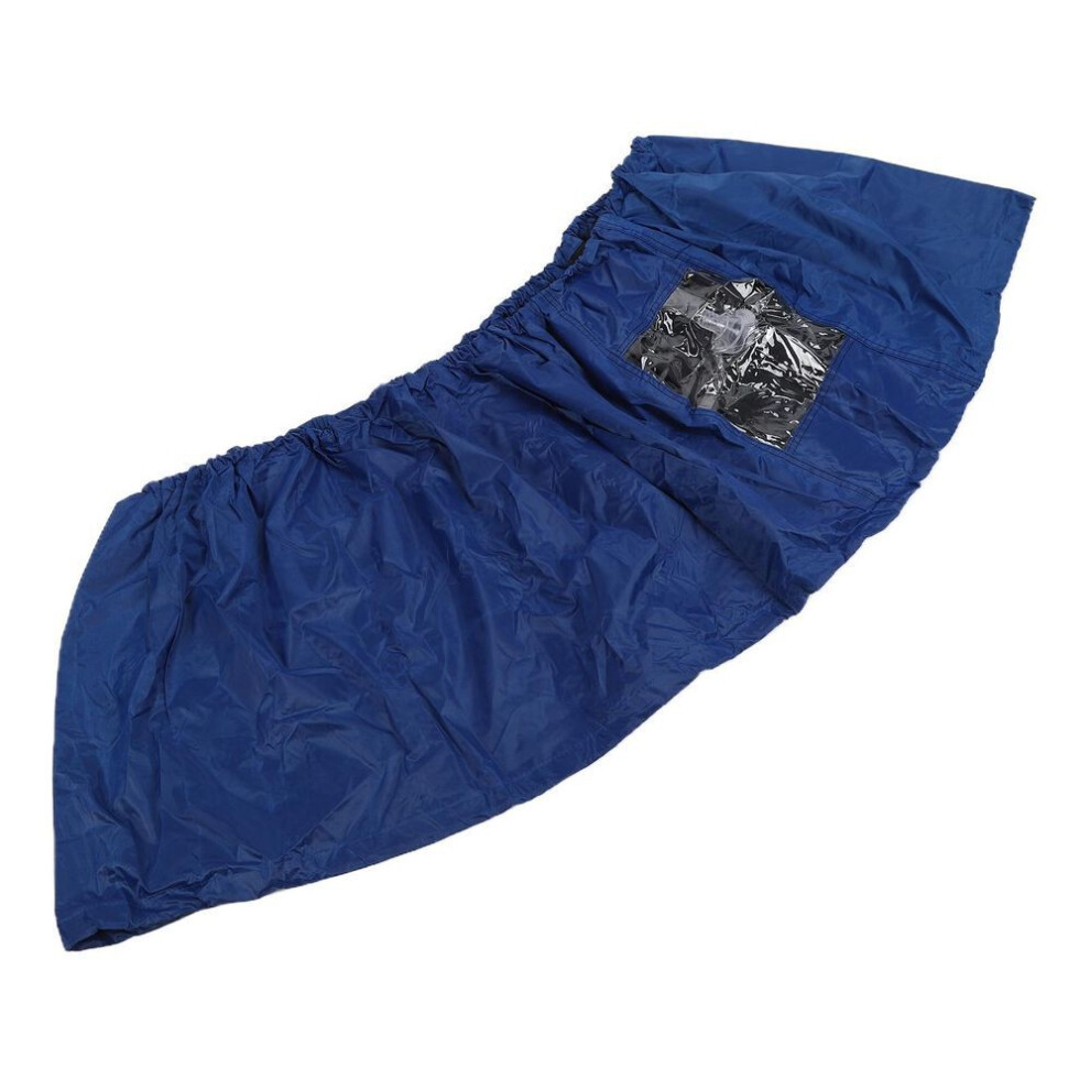Wallmounted Air Conditioner Cleaning Cover With Elastic Cord Waterproof Protector Cleaner Bag Blue