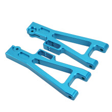 Aluminium RC-Fahrwerksschwinge 2 Stück für 1/10 Truck, Blau
