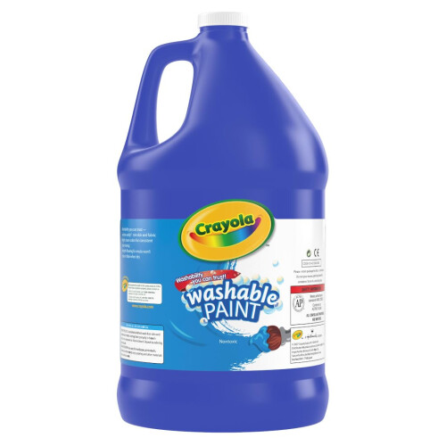 Crayola Crayola 542128042 Πλενόμενη Μπογιά, Μπλε, 1 γαλονι 1
