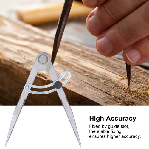 Adjustable Carbon Steel Wing Divider Gauge 106mm for Woodworking 2