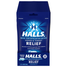 HALLS Relief Mentho-Lyptus hostedrber 12 pakker med 30 drber (360 drber i alt)