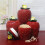 Conjunto de 4 Canisters em Forma de Morango, 83501 por ACK 2
