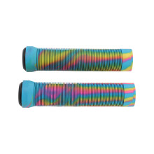 1 par de mangos de goma 22.2mm antideslizantes amarillo verde