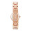 Fossil Fossil Γυναικείο Ρολόι Virginia Quartz Inox και Ακετάτη, Ροζ Χρυσό/Λευκό Κέρας (Μοντέλο: ES3716) 2