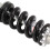 Amortisseur d'ATV 210 mm, 2000 lb, Argent, 47/49 cm³ 8