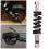 Amortisseur d'ATV 210 mm, 2000 lb, Argent, 47/49 cm³ 15