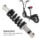 Amortisseur d'ATV 210 mm, 2000 lb, Argent, 47/49 cm³ 9