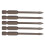 5Pcs Cross Drill Bit Set 1/4in Hex for Glass, Tile, Concrete, 4mm 6
