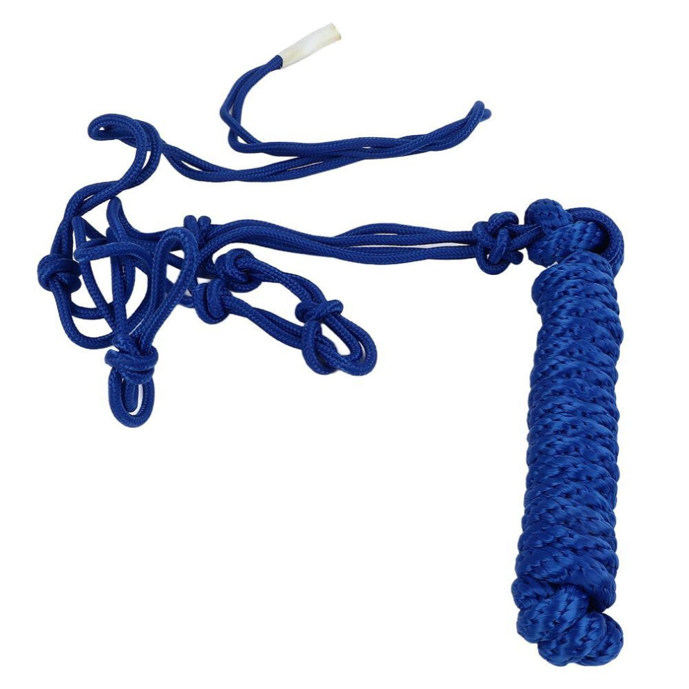 Rope Halter Multi Knots Safe Wearable Weaving Polyester Horse Halter For Training Daily Driving