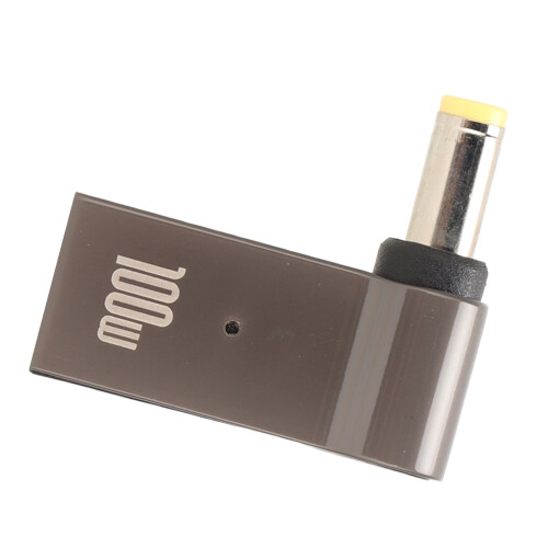 Adaptateur USB-C PD pour ordinateur portable 100W 5.5x2.5mm argent 2