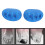 2 séparateurs d'orteils bleus 11 x 10 x 6 cm grille à 30 10