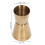 Jigger de cócteles de doble cara 15/30 ml, acero inoxidable dorado 10