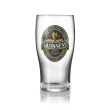 Guinness Green Collection Beer Drinking Pint Glasses | 20 oz Beer Can Glass Beer Thick Beer Glasses