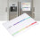 Calendrier hebdomadaire auto-adhésif 42x30 cm PVC/PET 14