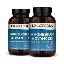 Dr. Mercola Magnesium Advanced 2er-Pack (je 90 Kapseln) Nahrungsergnzungsmittel Magnesium L-Threonat gentechnikfrei