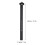 31.6x400mm Reggisella in carbonio opaco - MTB/Strada 6