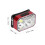 Linterna frontal LED COB USB roja 1200 mAh 6.5x4.3x3.5cm 9
