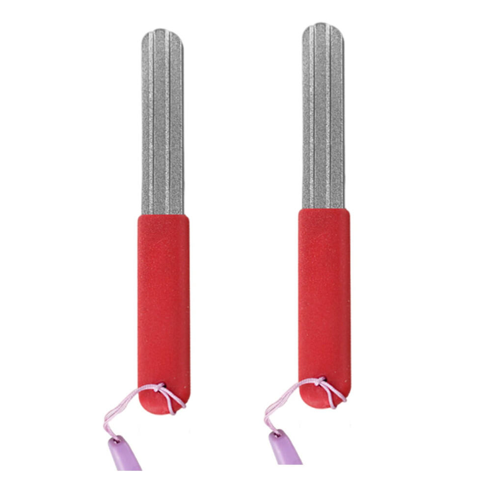 2 X Fishhook, Whetstone, Grinding Tool, Leicht, Fishhook, Sharpening File, Doublesided File 6276012108605