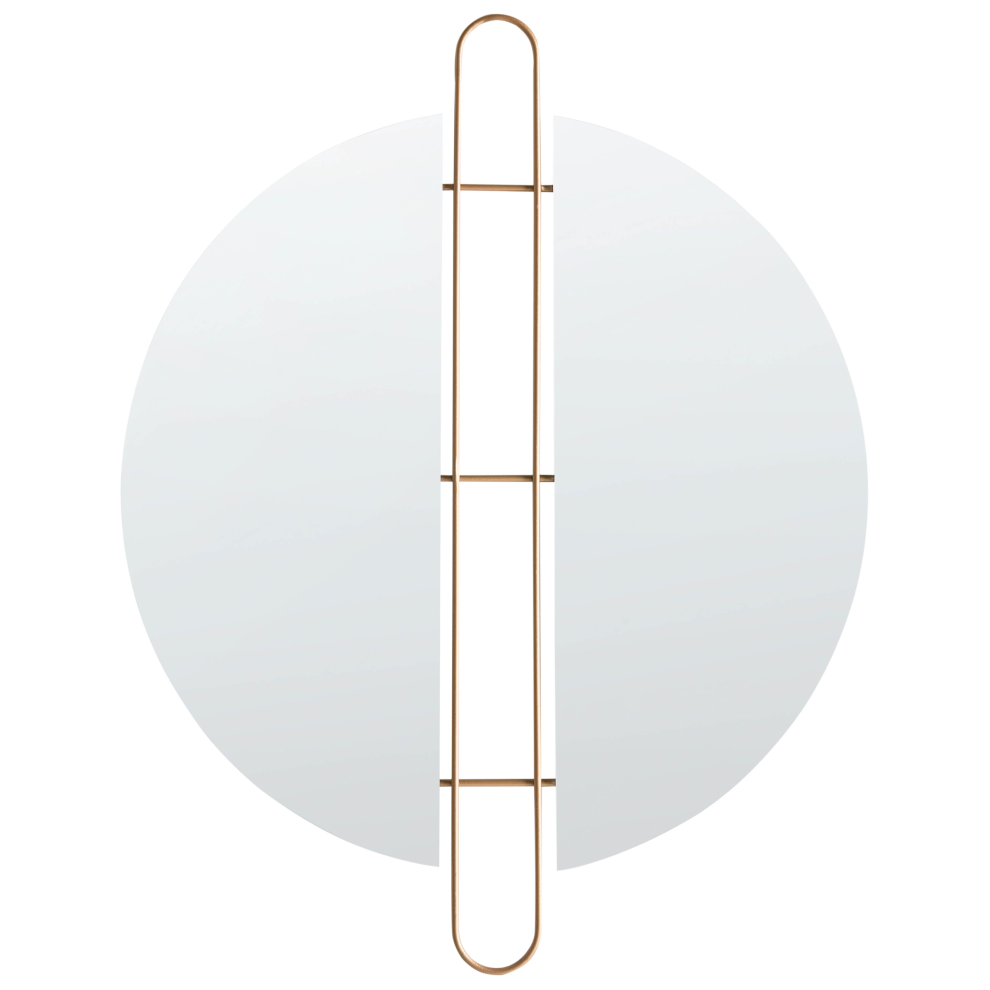 Wall Mirror ATTIN 52 cm 65 cm Gold