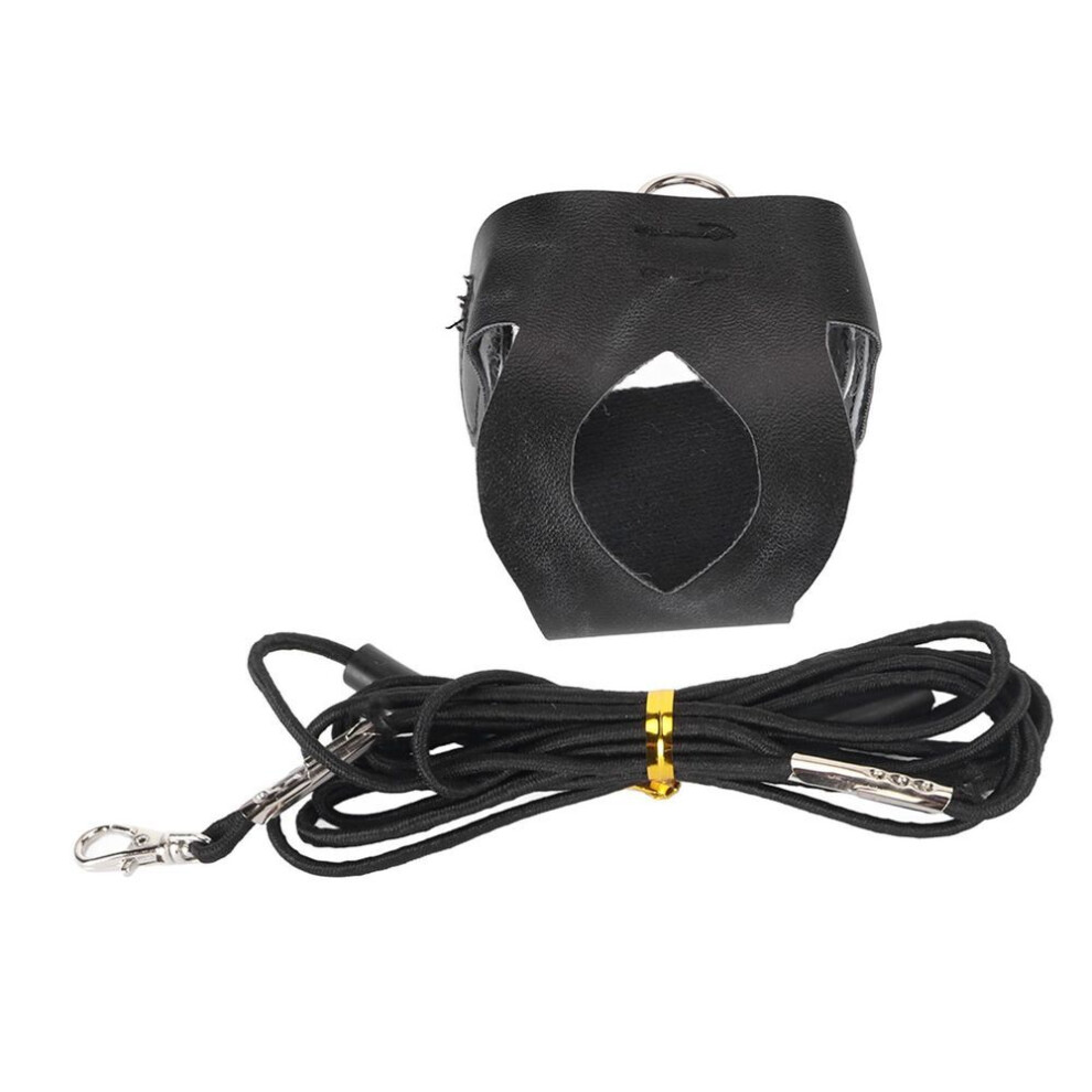 (L) Bird Harness Leash Skin Friendly Breathable Lightweight Pet Bird Flight Suit With Elastic Rope For