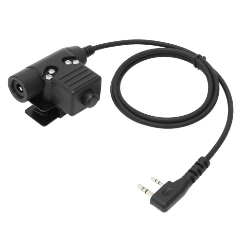 U94 PTT per TK3107 UV5R BF888S KD-C1 K Head, Nero