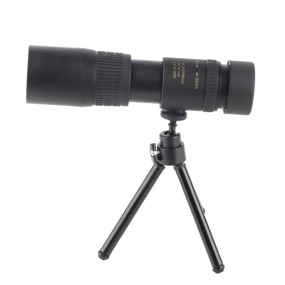 10-300X40 Monocular Telescope Waterproof 21Mm Night Vision For Camping 4231329397984
