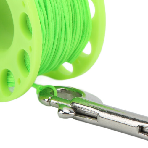 Bobine de plongée verte 65mm x 37mm x 90mm crochet double 2